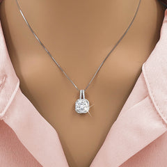 Personalised Mother's Day Diamante Necklace Gift