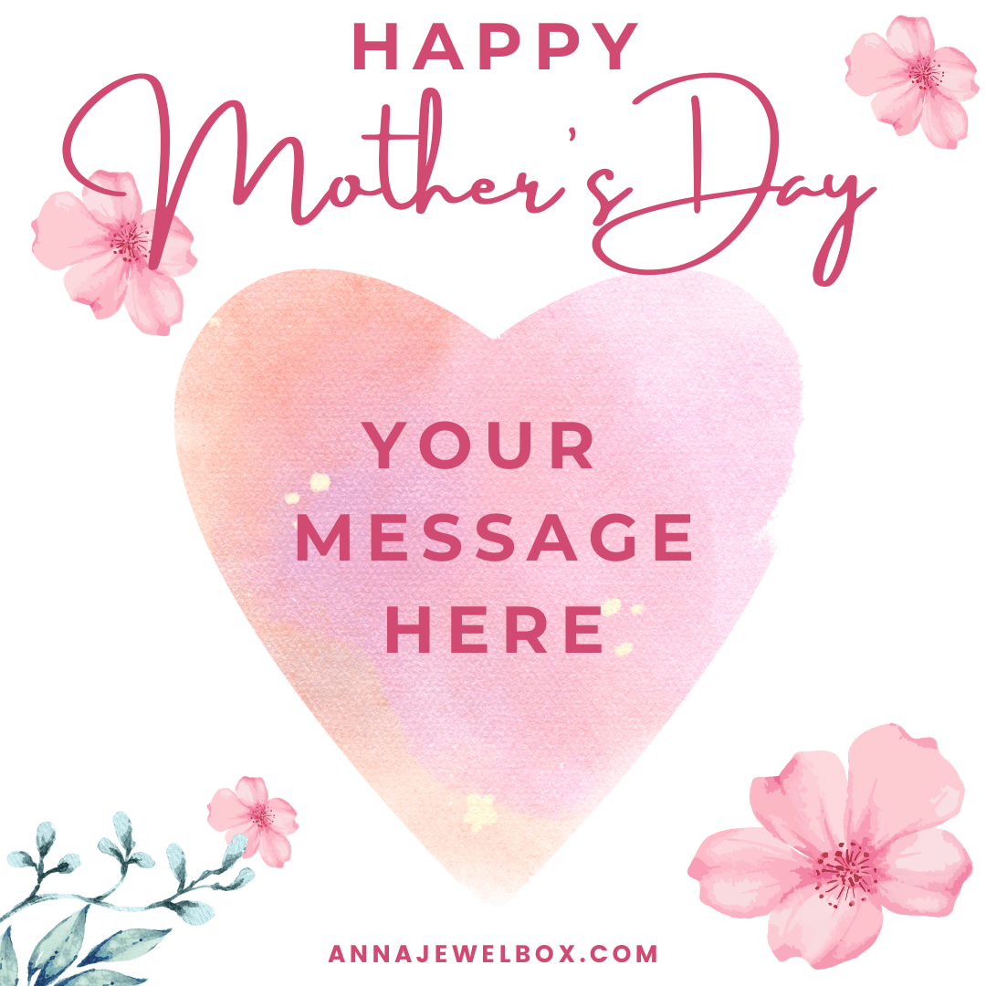 Mother's Day Gift Initial Birthstone Personalised Necklace