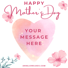 Mother's Day Gift Initial Birthstone Personalised Necklace