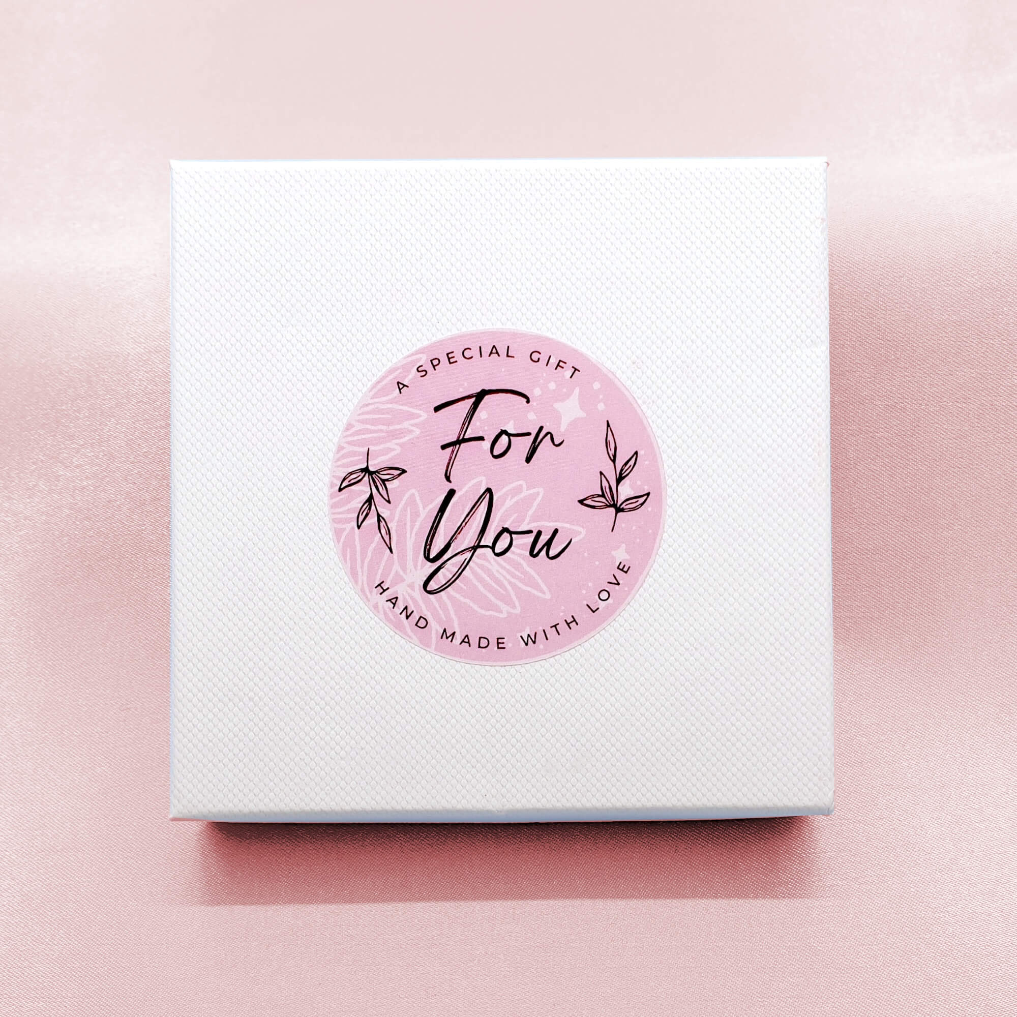 925 Sterling Silver Personalised Birthday Gift Crystal Necklace - Birthday Day Card Gift