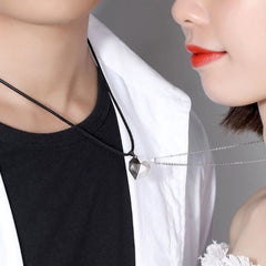 Couple Magnetic Heart Necklace - AnnaJewelBox