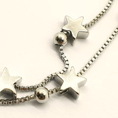 Personalised 925 Sterling Silver Star Necklace
