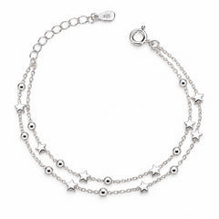925 Sterling Silver Starry Night Bracelet - Birthday, Anniversary, Valentine, Christmas Gift