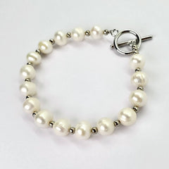 Elegant Freshwater Pearl Bracelet —  Perfect Christmas Gift