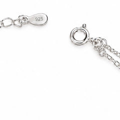Personalised Heart Charm Sterling Silver Bracelet | Custom Beaded Jewellery for Birthdays, Bridesmaids & Special Occasions