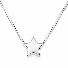 Personalised Sterling Silver Star Necklace – Thoughtful Christmas Gift for Her