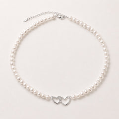 Genuine Baroque Pearls Choker Necklace, Natural Pearl Jewellery for Weddings, Birthdays & Anniversaries, Dainty Bridal Gift