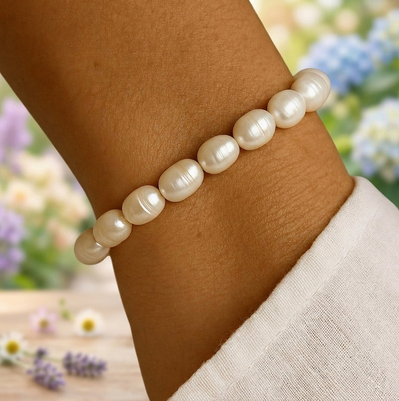 Elegant Freshwater Pearl Bracelet —  Perfect Thoughtful Gift