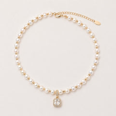 Bridal Baroque Pearls Choker Necklace, Dainty Elegant Irregular White Pearl Jewellery for Weddings & Bridesmaids, Dainty Bridal Gift