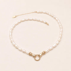 Bridal Baroque Pearls Choker Necklace, Dainty Elegant Irregular White Pearl Jewellery for Weddings & Bridesmaids, Dainty Bridal Gift