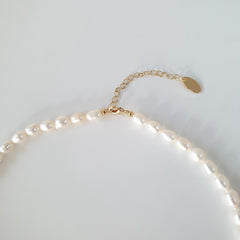 Bridal Baroque Pearls Choker Necklace, Dainty Elegant Irregular White Pearl Jewellery for Weddings & Bridesmaids, Dainty Bridal Gift