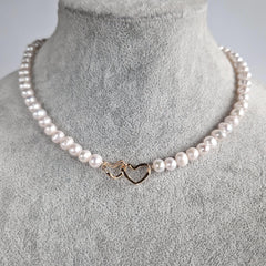Bridal Baroque Pearls Choker Necklace, Dainty Elegant Irregular White Pearl Jewellery for Weddings & Bridesmaids, Dainty Bridal Gift