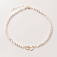 Bridal Baroque Pearls Choker Necklace, Dainty Elegant Irregular White Pearl Jewellery for Weddings & Bridesmaids, Dainty Bridal Gift