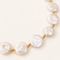 Baroque Pearl Necklace & Bracelet Set, Large Freshwater Pearl Jewelry, White Statement Necklace, Wedding Jewellery Etsy UK Shop