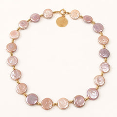 Baroque Pearl Necklace, Pink Freshwater Pearl Jewelry, Large Pearl Statement Necklace, Unique Wedding Jewellery Etsy UK Shop