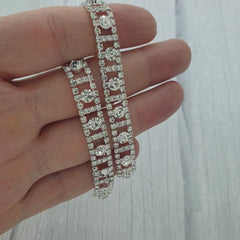 Statement Silver Crystal Bracelets - Wholesale Jewellery