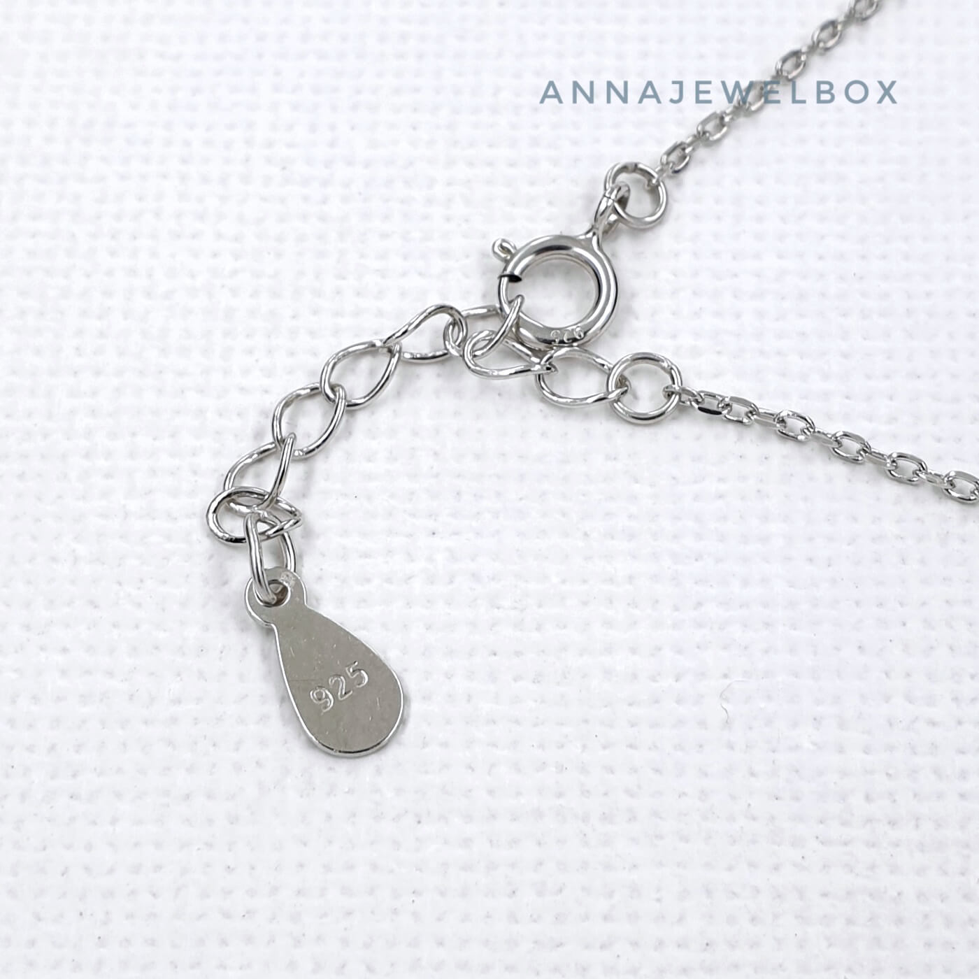 Feline 925 Sterling Silver Cat Crystal Charm Pendant Necklace - AnnaJewelBox