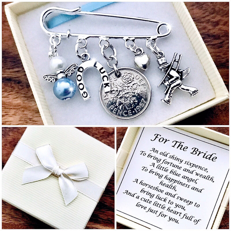 Lucky Sixpence Wedding Charm - The Perfect Gift for Brides