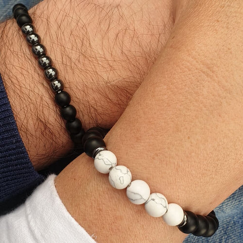 Image of His and Hers Matching Couple's Bracelet Set - AnnaJewelBox