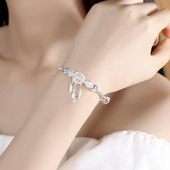 Silver Dreamcatcher Bracelet