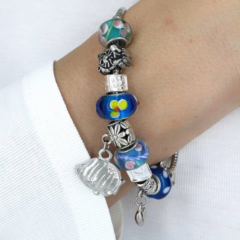 Personalised Initial Charms Bracelet