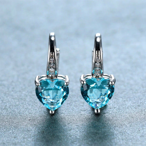 Classic Diamante Crystal Women's Drop Earrings