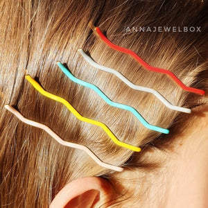 Colourful Hair Clip Barrette Set - AnnaJewelBox