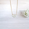 Petite Heart Necklace in Silver and Gold - AnnaJewelBox
