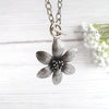 Flower Silver Bohemian Necklace