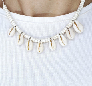 Summer Cowrie Shell Beaded Beach Necklaces