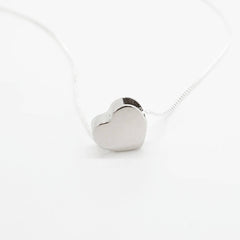 Cute 925 Sterling Silver Heart Pendant Necklace