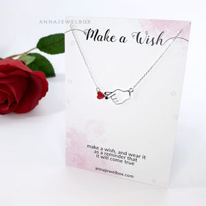 Love You 925 Sterling Silver Heart Necklace - AnnaJewelBox