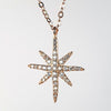 Personalised Gold Vermeil 925 Sterling Silver North Star Necklace