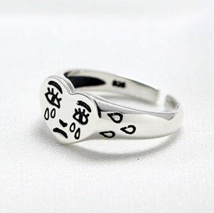 Emotions Silver Open Ring