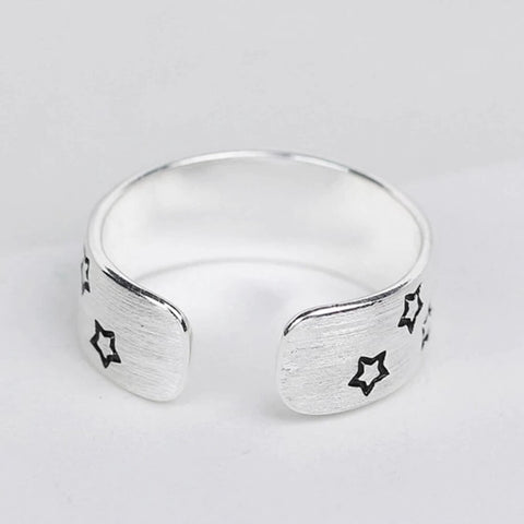Image of Starlight 925 Sterling Silver Open Ring