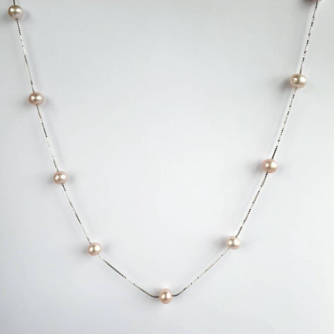 Image of Natural Freshwater Pearl Wedding Jewellery Set for Bride