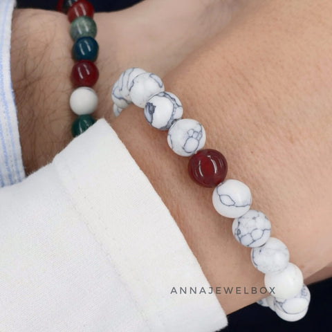 Image of Bright Matching Couple Bracelets Set - AnnaJewelBox
